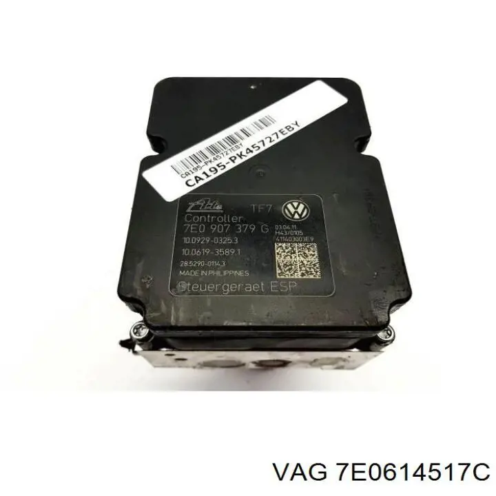 Unidade hidráulico de controlo ABS para Volkswagen Transporter T5 7JD, 7JE