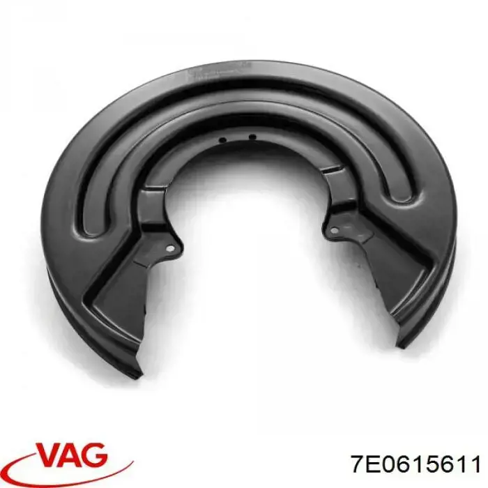 Compre 7E0615611 VAG Proteção do freio de disco traseiro