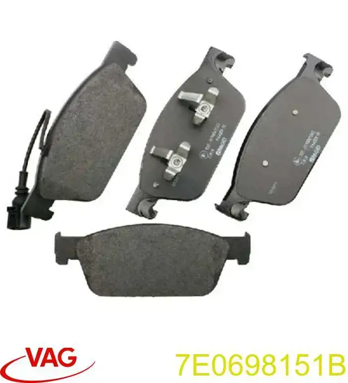 Sapatas do freio dianteiras de disco VAG 7E0698151B preço, a partir de 62,90 USD