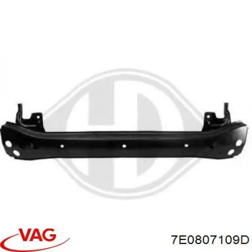 Compre 7E0807109D VAG Reforçador do pára-choque dianteiro
