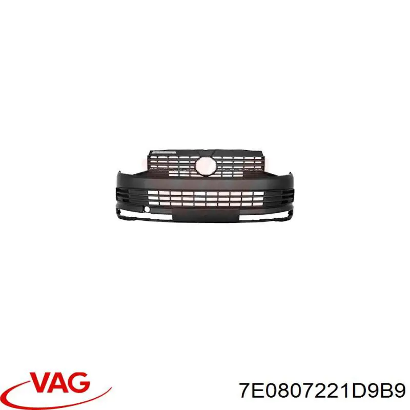 7E0807221D9B9 VAG Pára-choque dianteiro