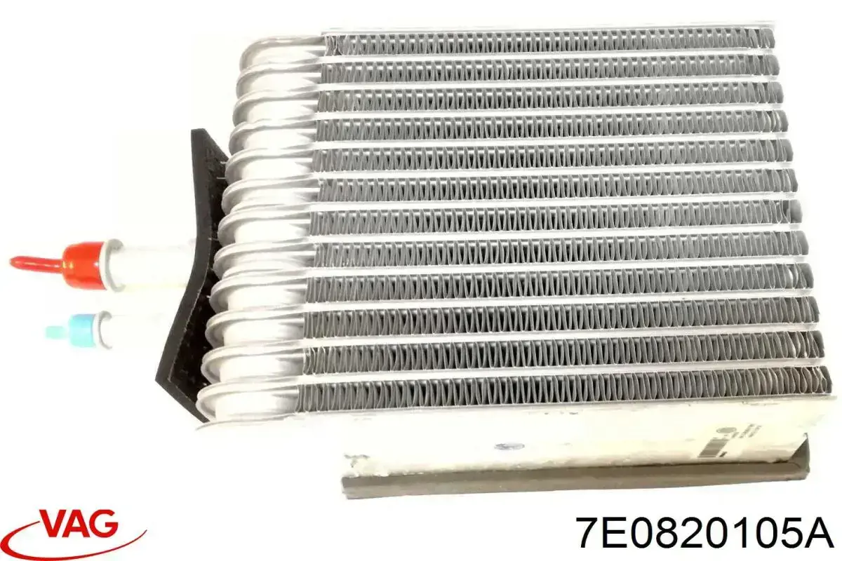 7H0820105 VAG Vaporizador traseiro de aparelho de ar condicionado