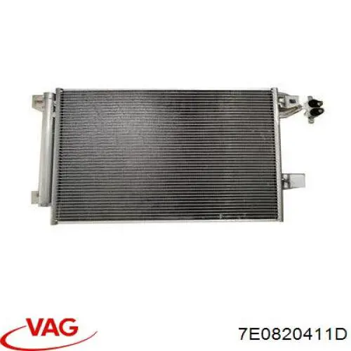 Compre 7E0820411D VAG Radiador de aparelho de ar condicionado