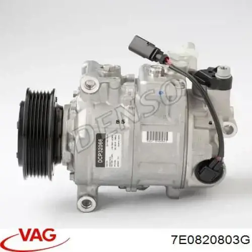 Compre 7E0820803G VAG Compressor de aparelho de ar condicionado