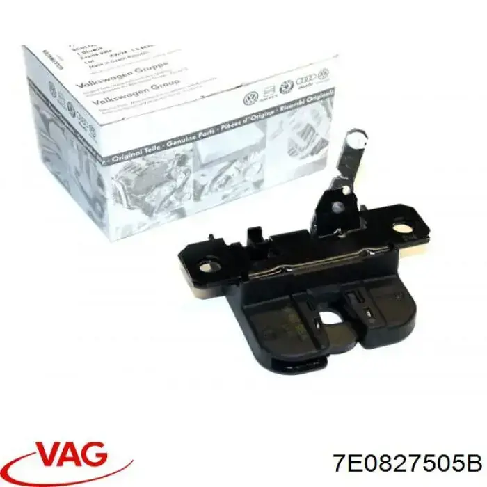 7E0827505B VAG Fecho inferior da porta traseira esquerda batente
