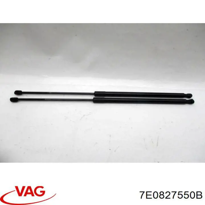 7E0827550B VAG Amortecedor de tampa de porta-malas (de 3ª/5ª porta traseira)