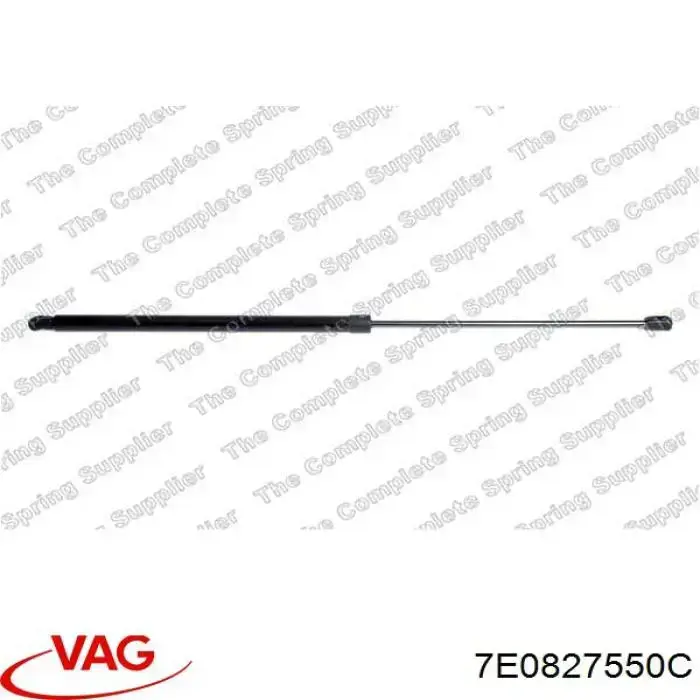 Compre 7E0827550B VAG Amortecedor de tampa de porta-malas (de 3ª/5ª porta traseira)
