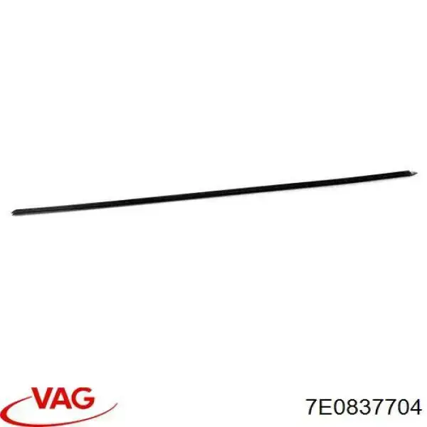 Moldura de vidro deslizante da porta dianteira direita VAG 7E0837704 preço, a partir de 55,21 USD