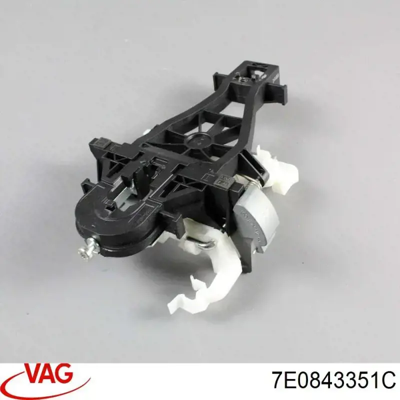 Compre 7E0843351C VAG Suporte da maçaneta externa da porta corrediça esquerda