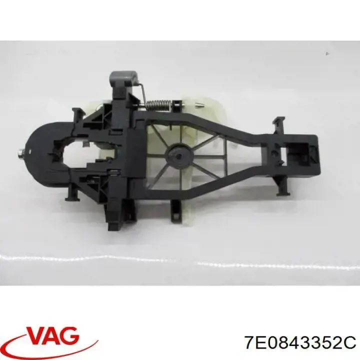 7E0843352C VAG Suporte de maçaneta externa da porta deslizante direita
