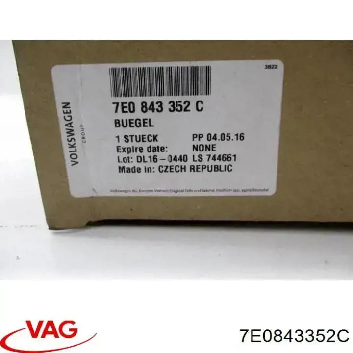 Suporte de maçaneta externa da porta deslizante direita VAG 7E0843352C preço, a partir de 42,71 USD