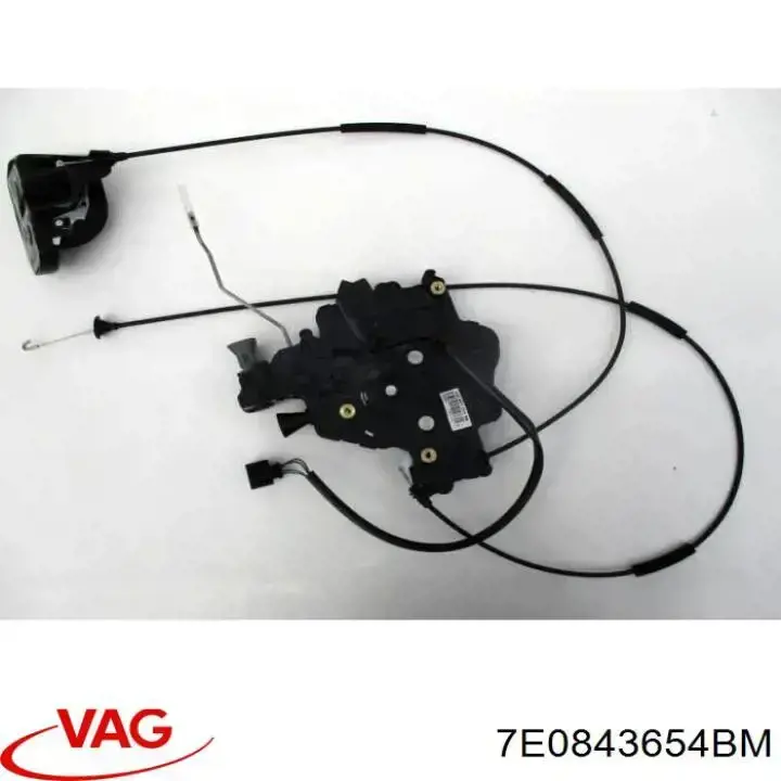 7E0843654BM VAG Fecho da porta lateral deslizante direita