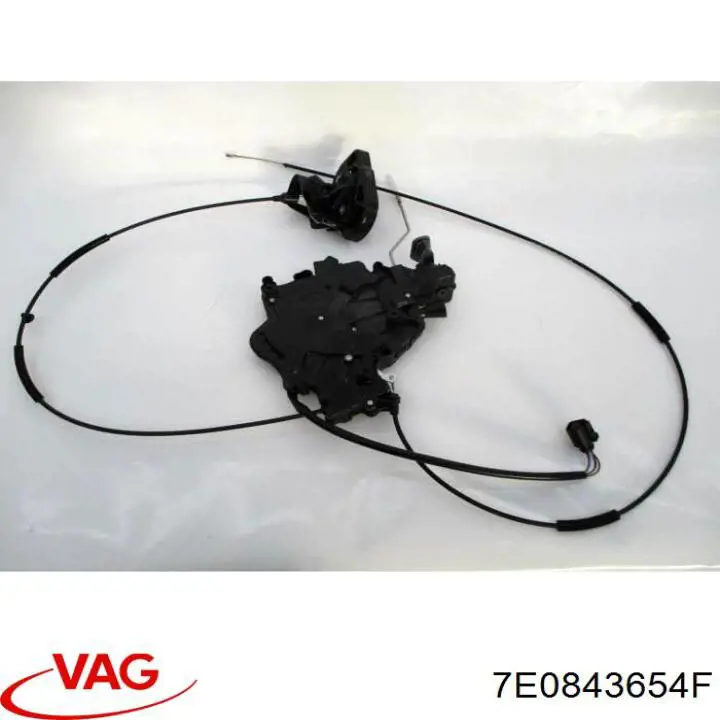 7E0843654F VAG Fecho da porta lateral deslizante direita