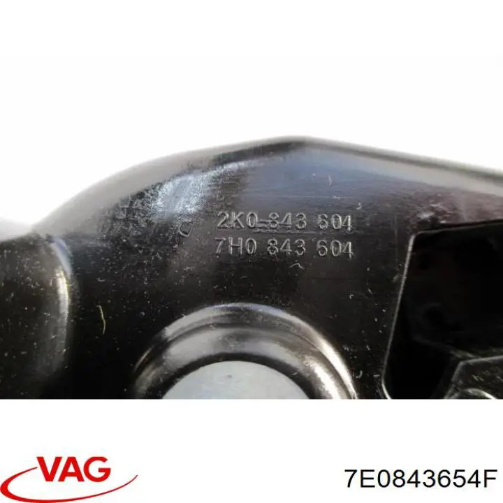 Fecho da porta lateral deslizante direita 7E0843654F VAG