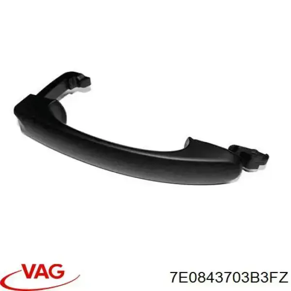 Maçaneta externa direita da porta lateral (deslizante) VAG 7H0843703D3FZ preço, a partir de 62,99 USD