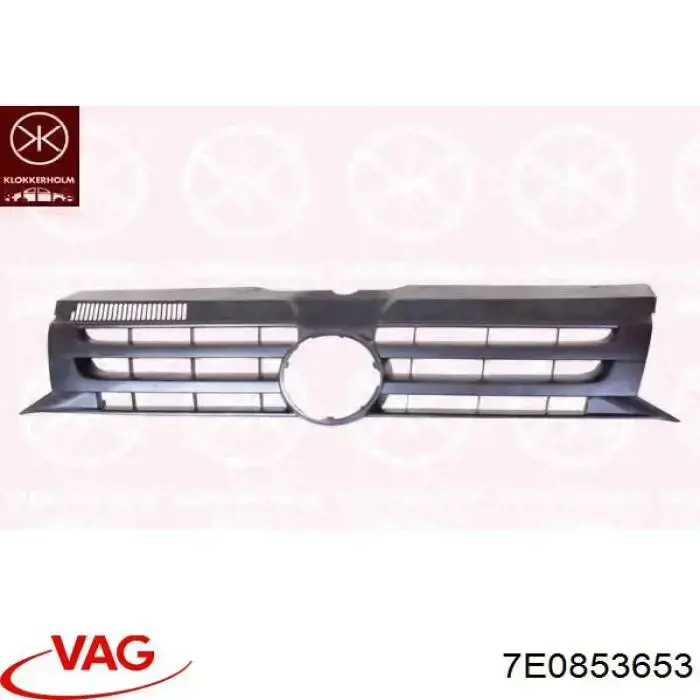 7E0853653 VAG Grelha do radiador