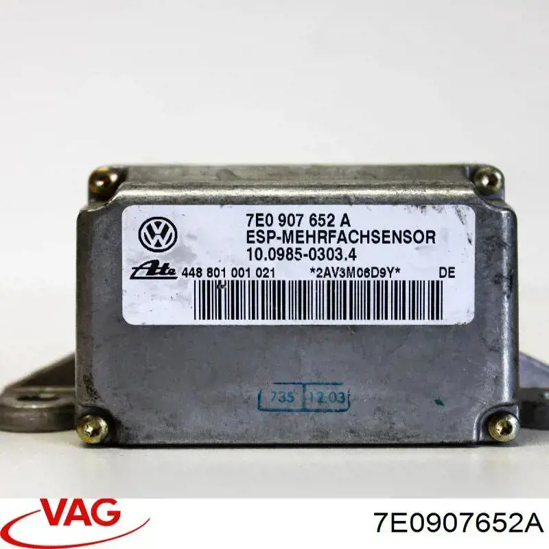 Compre 7E0907652A VAG Sensor de aceleração transversal (ESP)