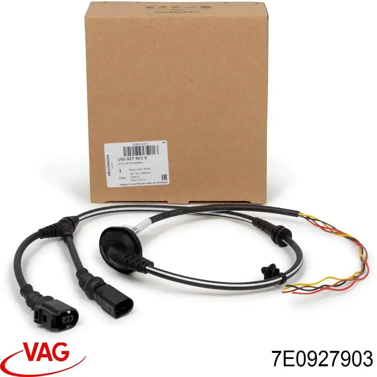Fio dianteiro esquerdo de sensor ABS VAG 7E0927903 preço, a partir de 80,57 USD