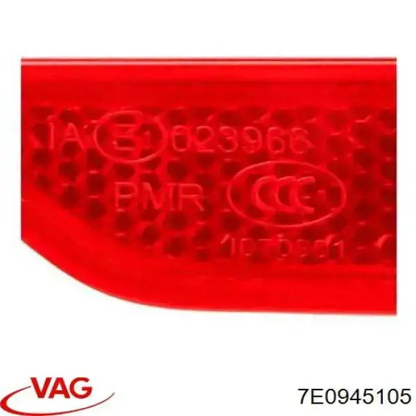 Retrorrefletor (refletor) do pára-choque traseiro esquerdo VAG 7E0945105 preço, a partir de 15,34 USD