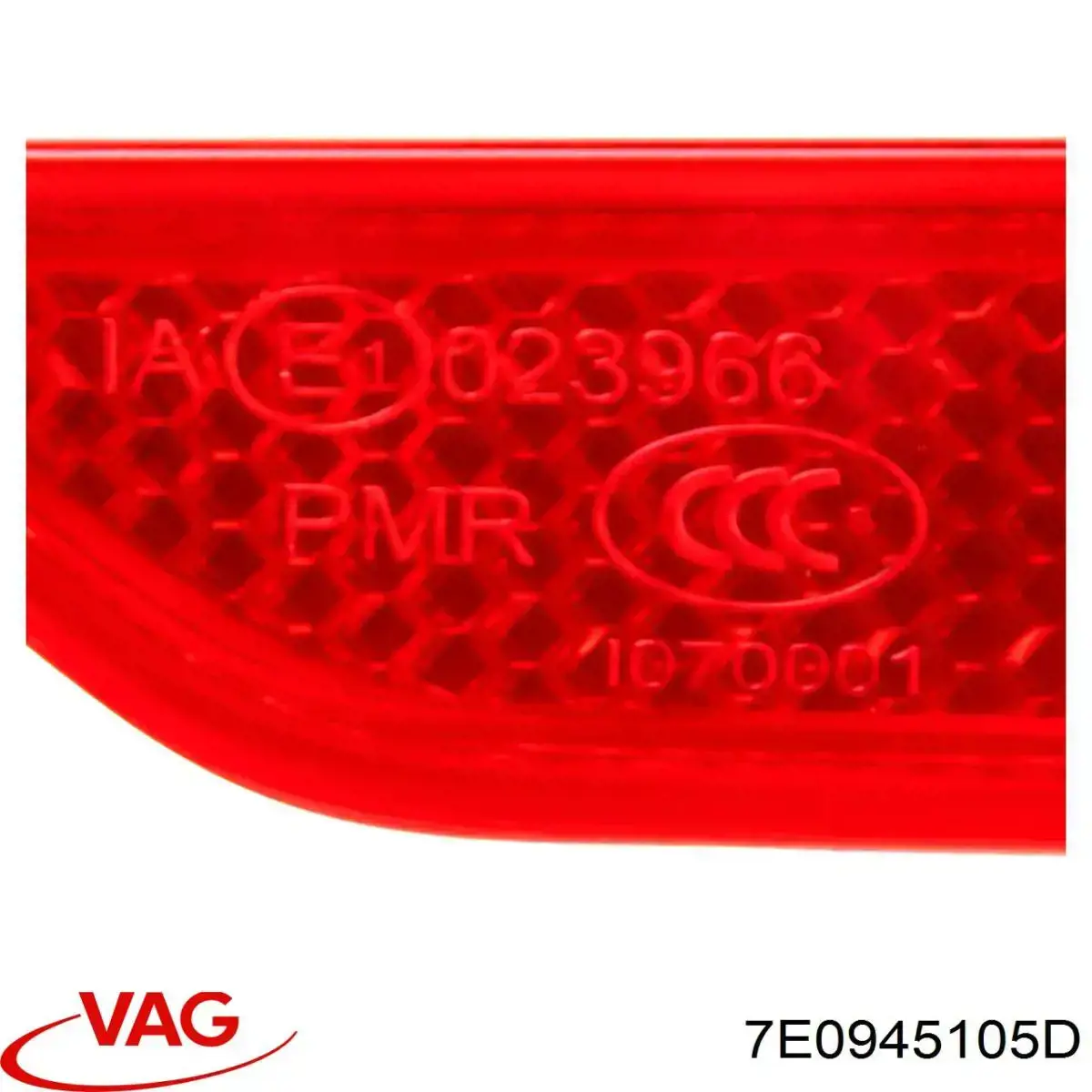Retrorrefletor (refletor) do pára-choque traseiro esquerdo VAG 7E0945105D preço, a partir de 30,81 USD