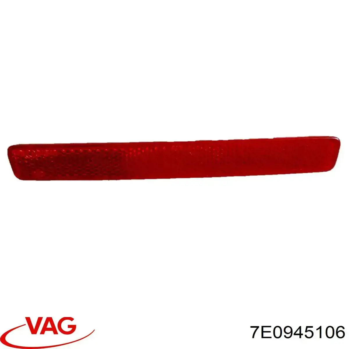 Compre 7E0945106 VAG Retrorrefletor (refletor) do pára-choque traseiro direito