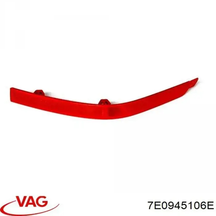 Retrorrefletor (refletor) do pára-choque traseiro direito VAG 7E0945106D preço, a partir de 16,76 USD