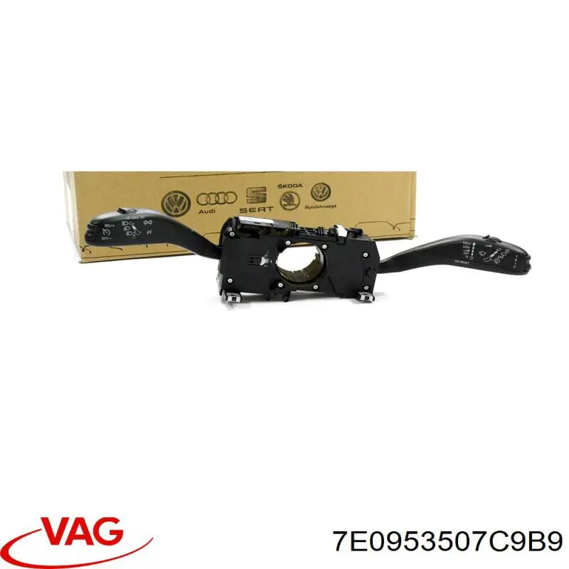 Comutador instalado na coluna da direção, montado VAG 7E0953507C9B9 preço, a partir de 213,55 USD