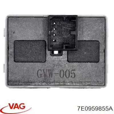 Unidade de botões dianteira esquerda de controlo de elevador de vidro VAG 7E0959855A preço, a partir de 14,98 USD
