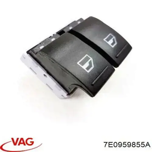 Compre 7E0959855A VAG Unidade de botões dianteira esquerda de controlo de elevador de vidro