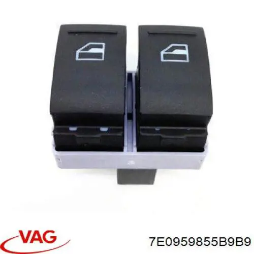 Unidade de botões dianteira esquerda de controlo de elevador de vidro VAG 7E0959855B9B9 preço, a partir de 12,19 USD