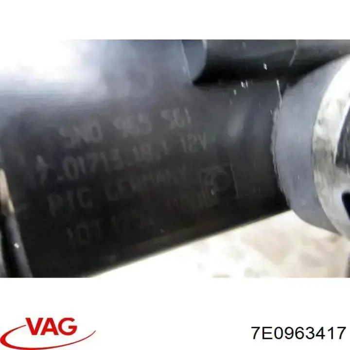 Compre 7E0963417 VAG Bomba de água (bomba) de esfriamento, adicional elétrica