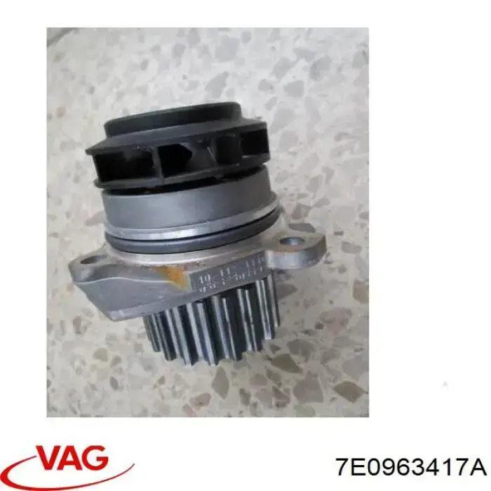 7E0963417A VAG Bomba de água (bomba) de esfriamento, adicional elétrica