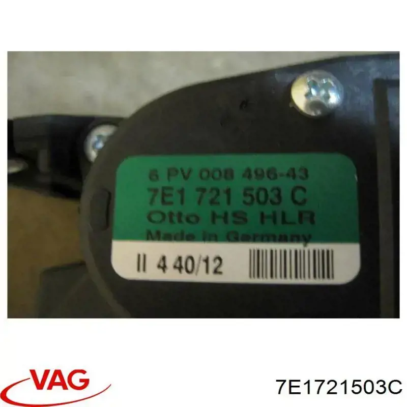 Pedal de gás (de acelerador) VAG 7E1721503C preço, a partir de 83,43 USD