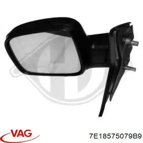 7E18575079B9 VAG Espelho de retrovisão esquerdo