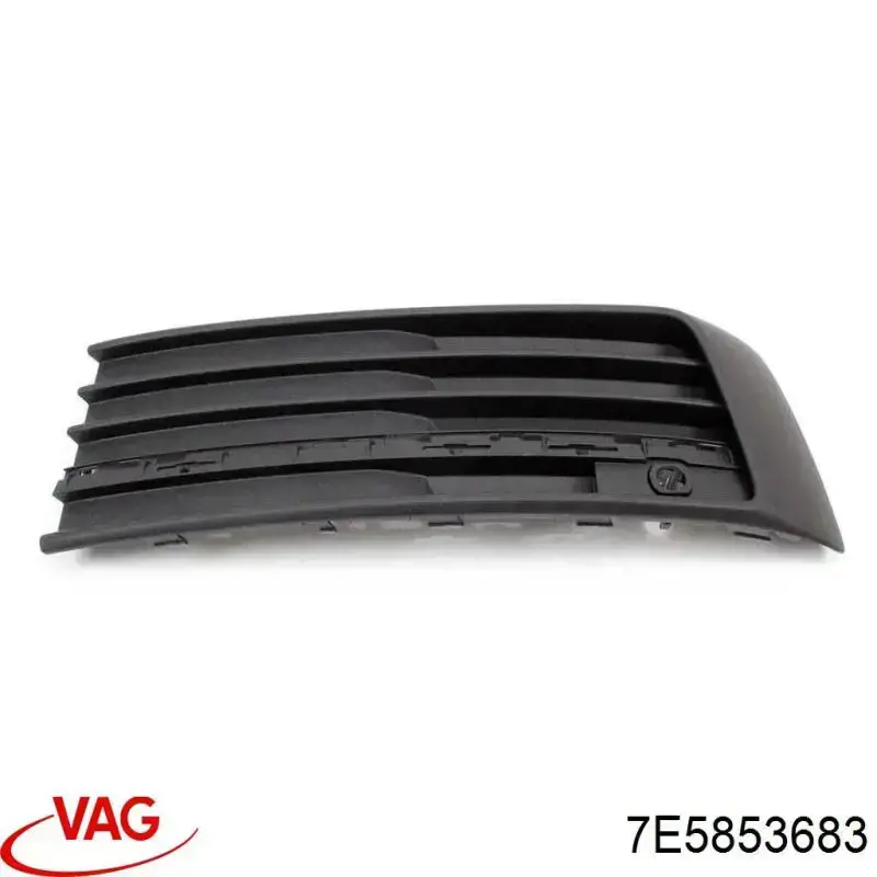 Compre 7E5853683 VAG Grelha esquerda do pára-choque dianteiro