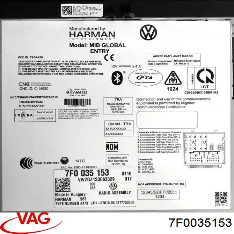 Compre 7F0035153 VAG 
