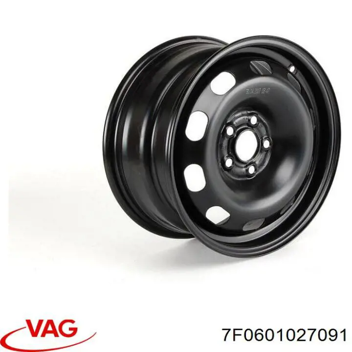 Compre 7LA601027B1OR VAG Discos de roda de aço (estampados)