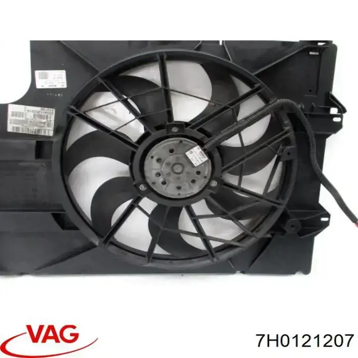 Compre 7H0121207 VAG Difusor do radiador de esfriamento