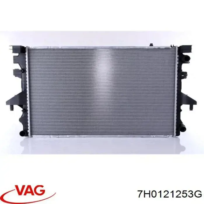 7H0121253G VAG Radiador de esfriamento de motor