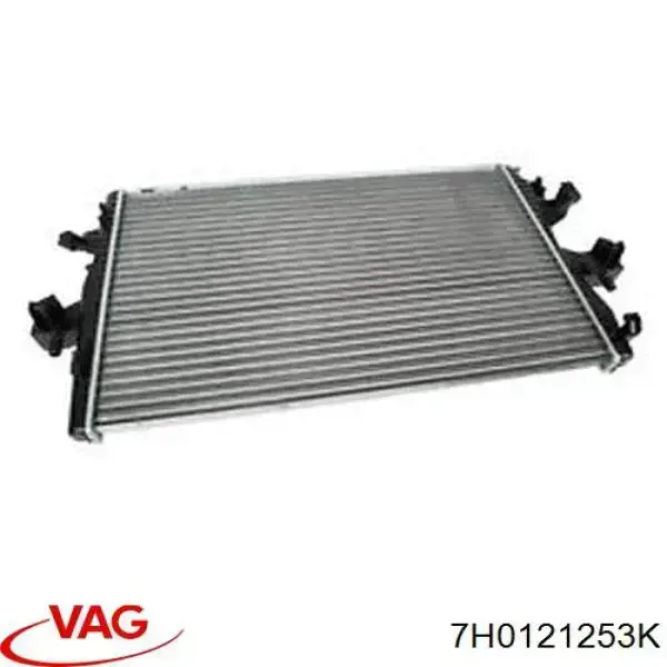 7H0121253K VAG Radiador de esfriamento de motor
