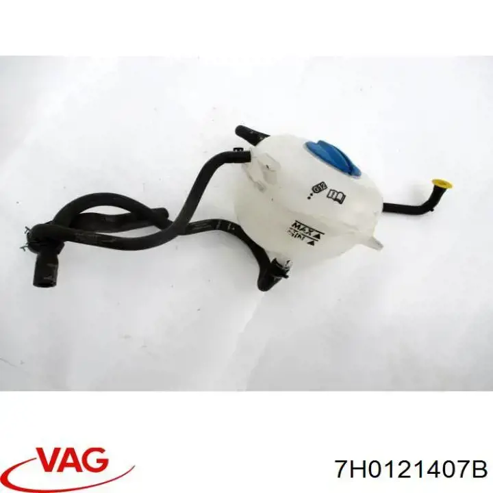 Compre 7H0121407B VAG Tanque de expansão do sistema de esfriamento