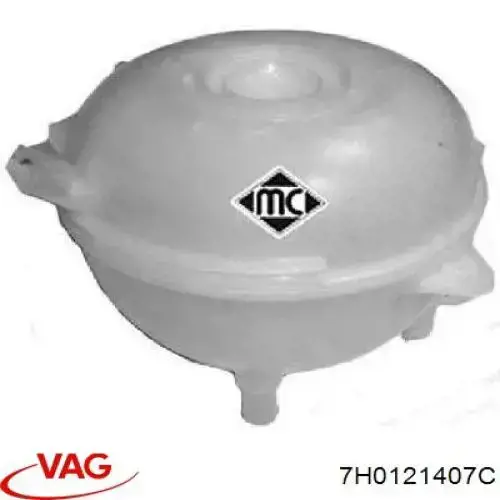 Compre 7H0121407C VAG Tanque de expansão do sistema de esfriamento