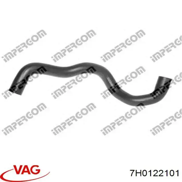 Compre 7H0122101 VAG Mangueira (cano derivado) do radiador de esfriamento superior