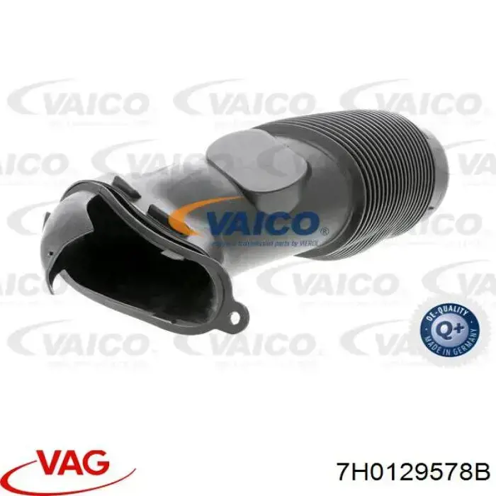 7H0129578B VAG Cano derivado de ar, entrada de filtro de ar