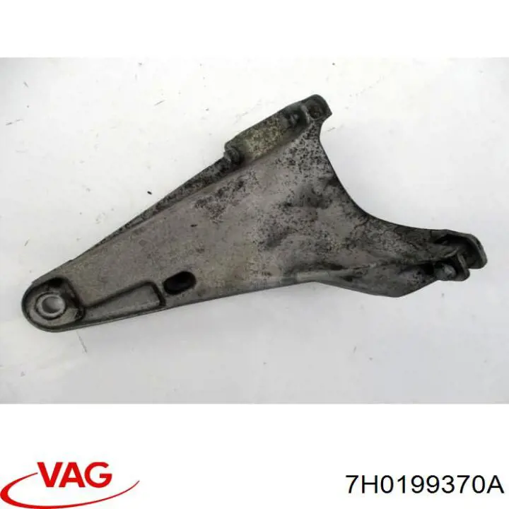 7H0199370A VAG Coxim (suporte) traseiro de motor