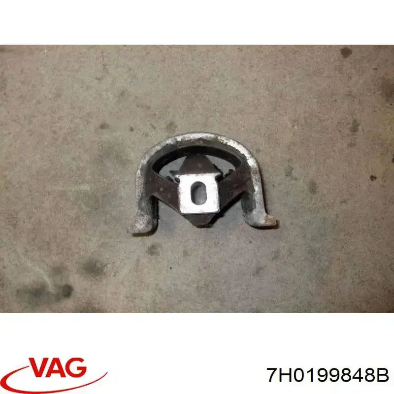 7H0199848B VAG Coxim (suporte) dianteiro de motor