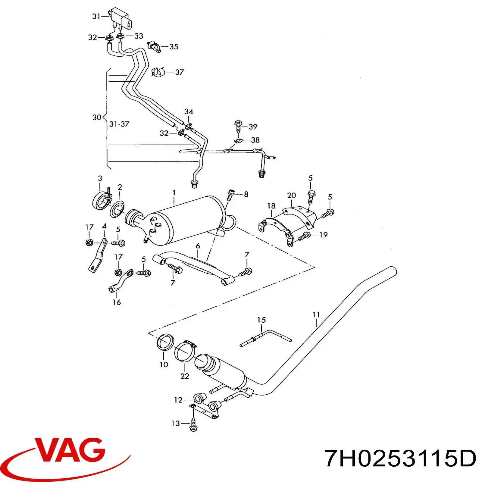 Anel de tubo de admissão do silenciador VAG 7H0253115D preço, a partir de 7,72 USD