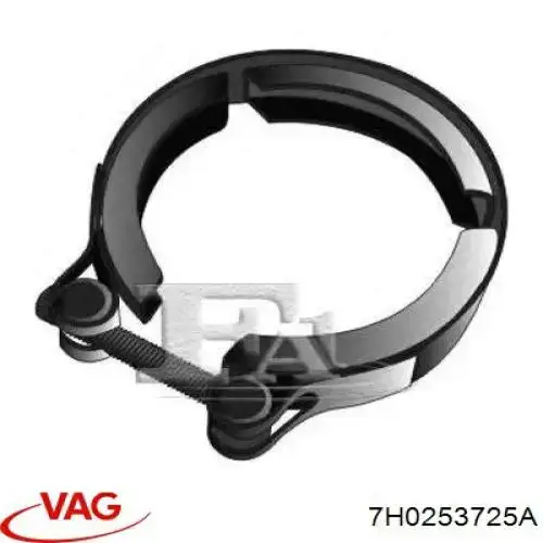 Braçadeira de silenciador dianteira VAG 7H0253725A preço, a partir de 16,11 USD