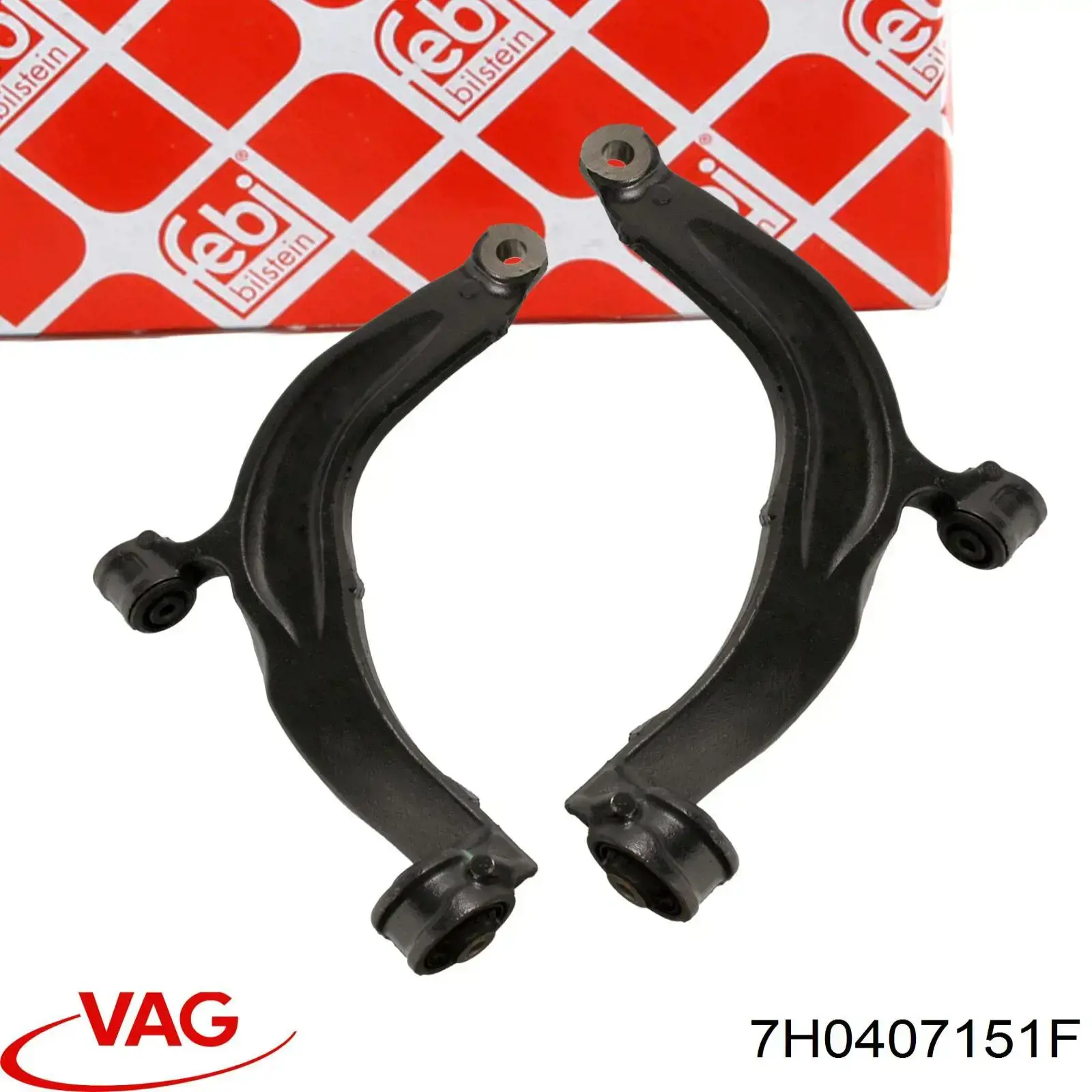 Compre 7H0407151F VAG Braço oscilante inferior esquerdo de suspensão dianteira