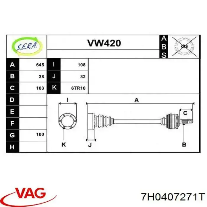  VAG 7H0407271T preço, a partir de 90,45 USD